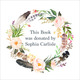 Fall Feather Square Gift Stickers Image 2 of 2